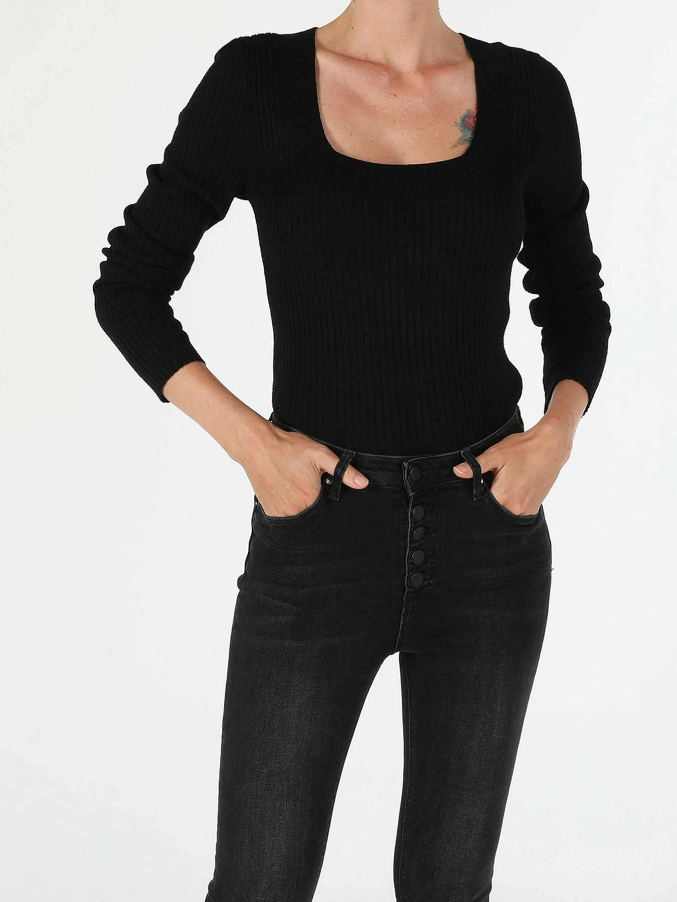 Свитры и кардиганы Colin’s модель CL1055270BLK Фото
