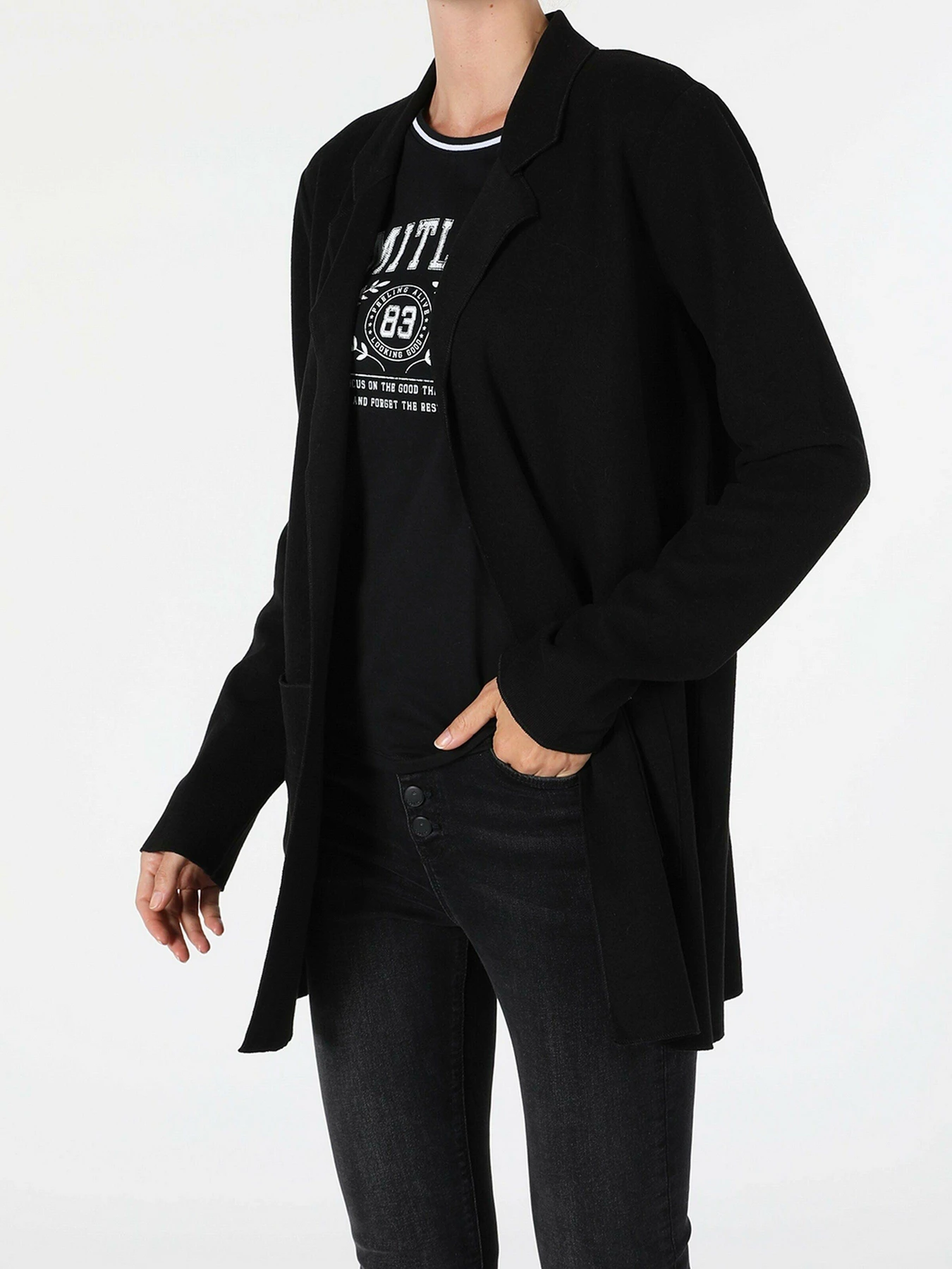 Свитры и кардиганы Colin’s модель CL1055318BLK Фото