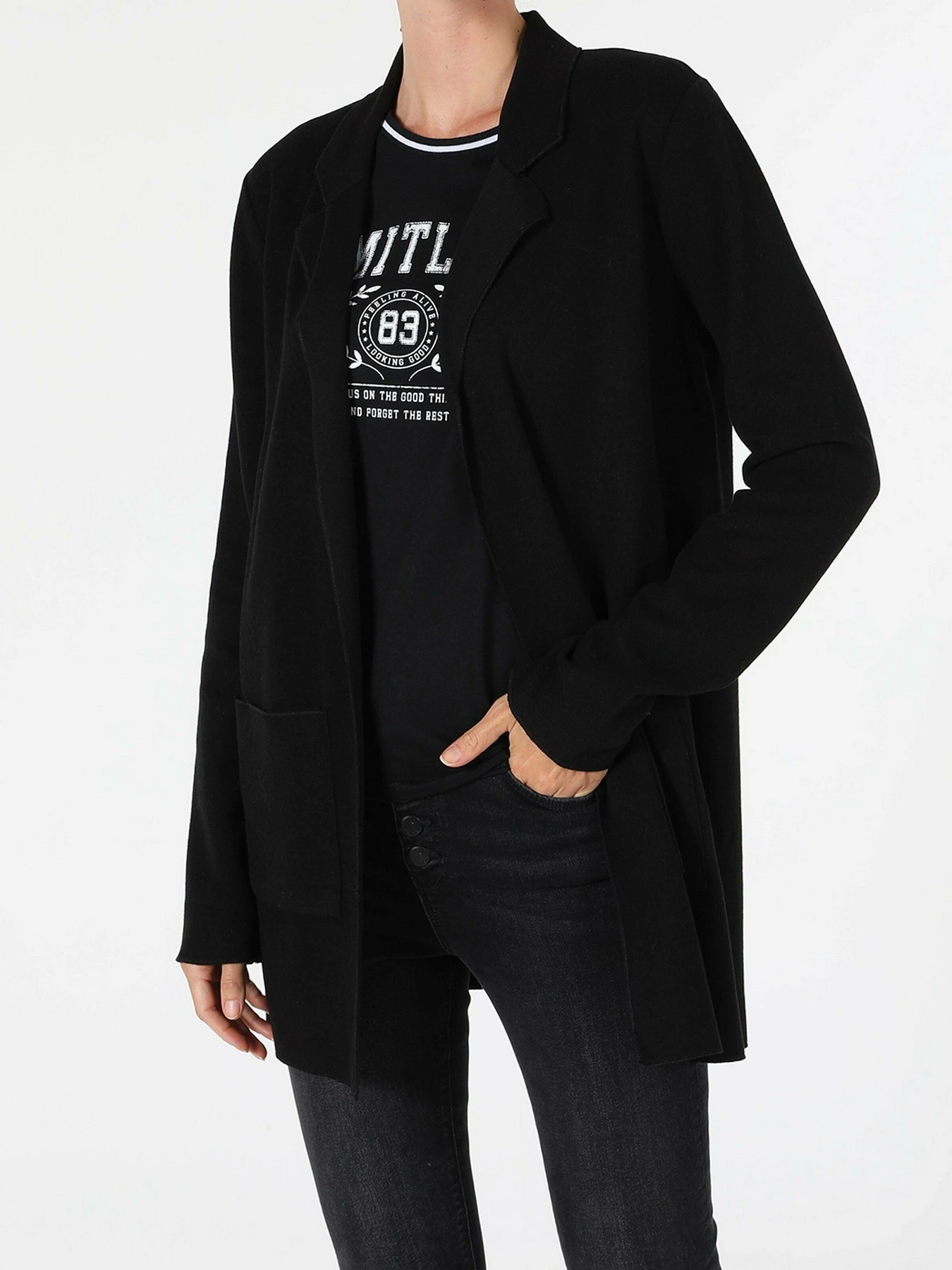 Свитры и кардиганы Colin’s модель CL1055318BLK Фото