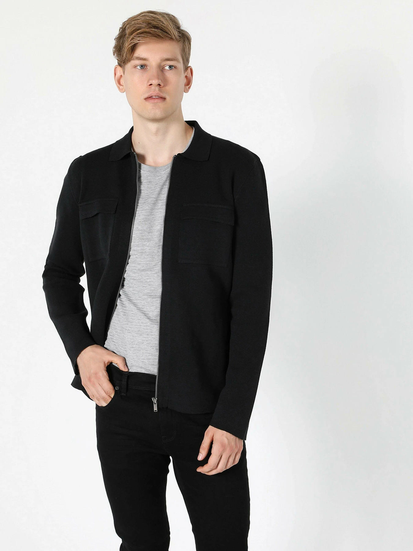 Свитры и кардиганы Colin’s модель CL1055414BLK Свитры и кардиганы Colin’s модель CL1055414BLK Фото