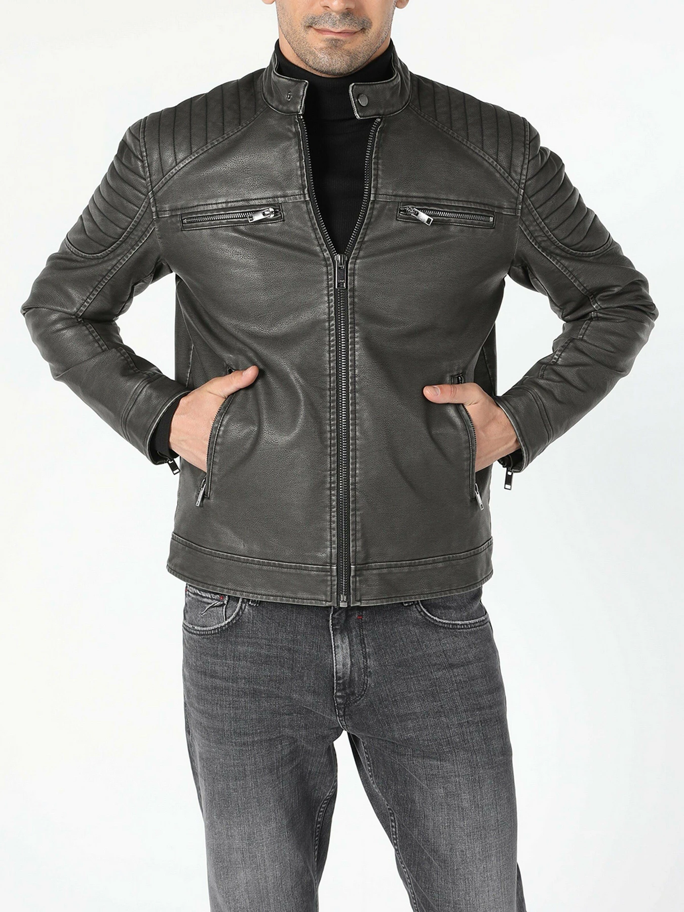 Куртки та дублянки Colin’s модель CL1055687BLK Куртки та дублянки Colin’s модель CL1055687BLK Фото