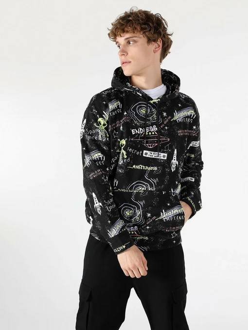 Худи и свитшоты Colin’s модель CL1055964BLK Фото