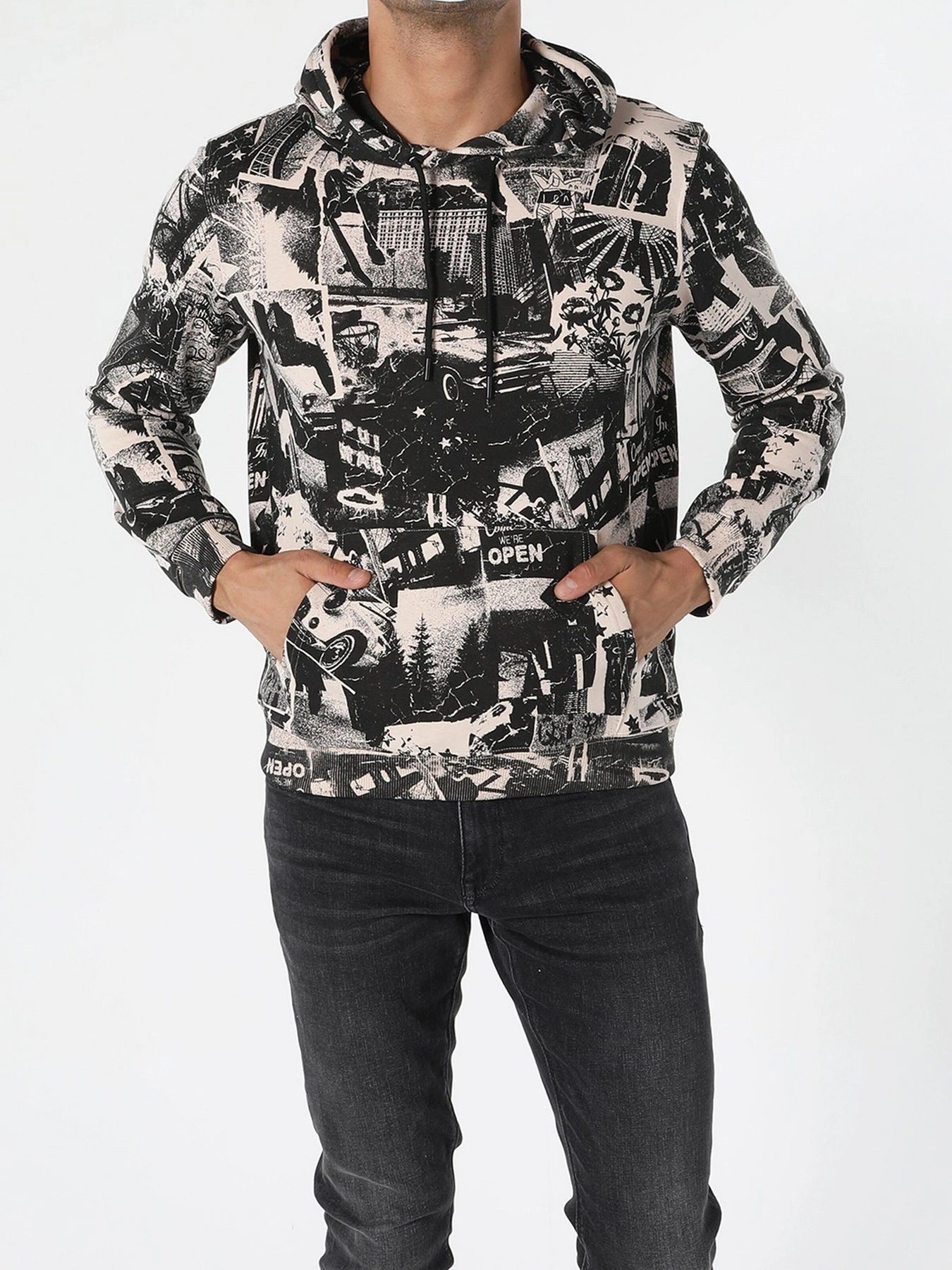 Худи и свитшоты Colin’s модель CL1055972BLK Худи и свитшоты Colin’s модель CL1055972BLK Фото