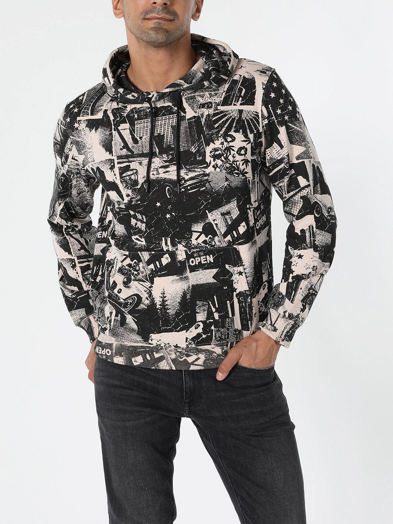 Худи и свитшоты Colin’s модель CL1055972BLK Худи и свитшоты Colin’s модель CL1055972BLK Фото