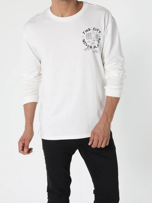 Худи и свитшоты Colin’s модель CL1056155WHT Фото