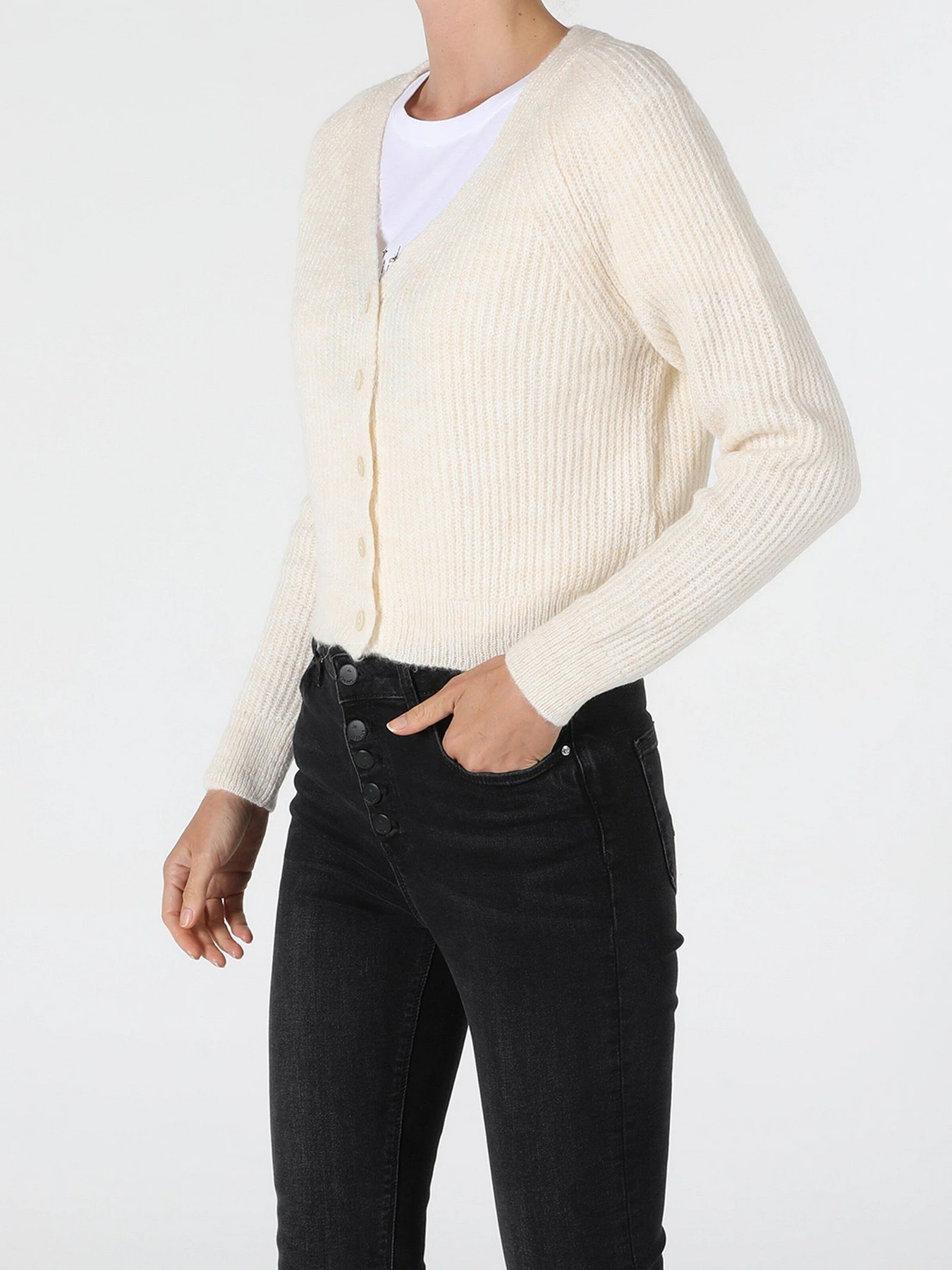Свитры и кардиганы Colin’s модель CL1056494OFW Свитры и кардиганы Colin’s модель CL1056494OFW Фото