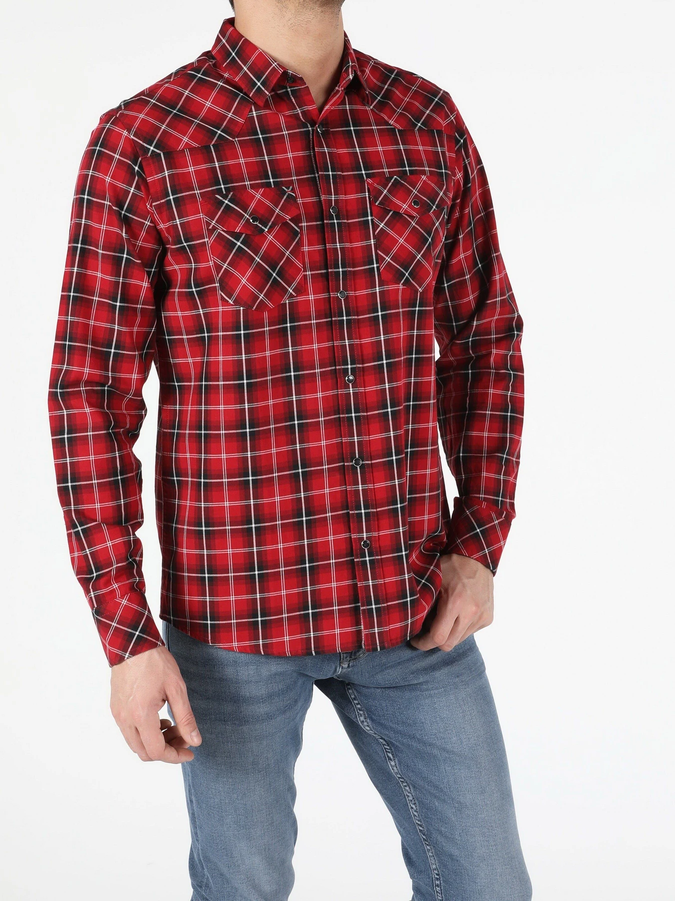 Рубашки Colin’s модель CL1052925RED Рубашки Colin’s модель CL1052925RED Фото