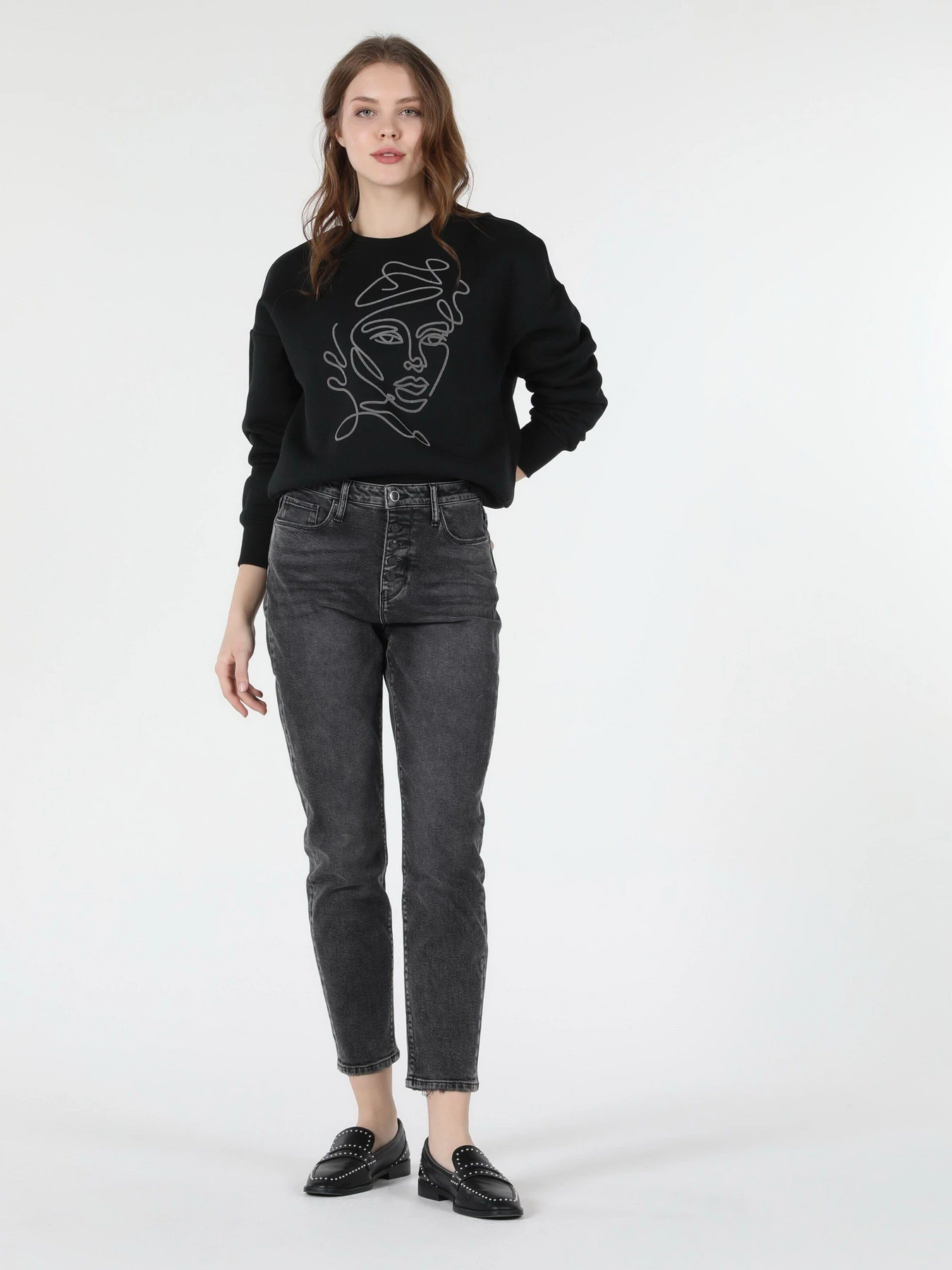 Худи и свитшоты Colin’s модель CL1057328BLK Худи и свитшоты Colin’s модель CL1057328BLK Фото