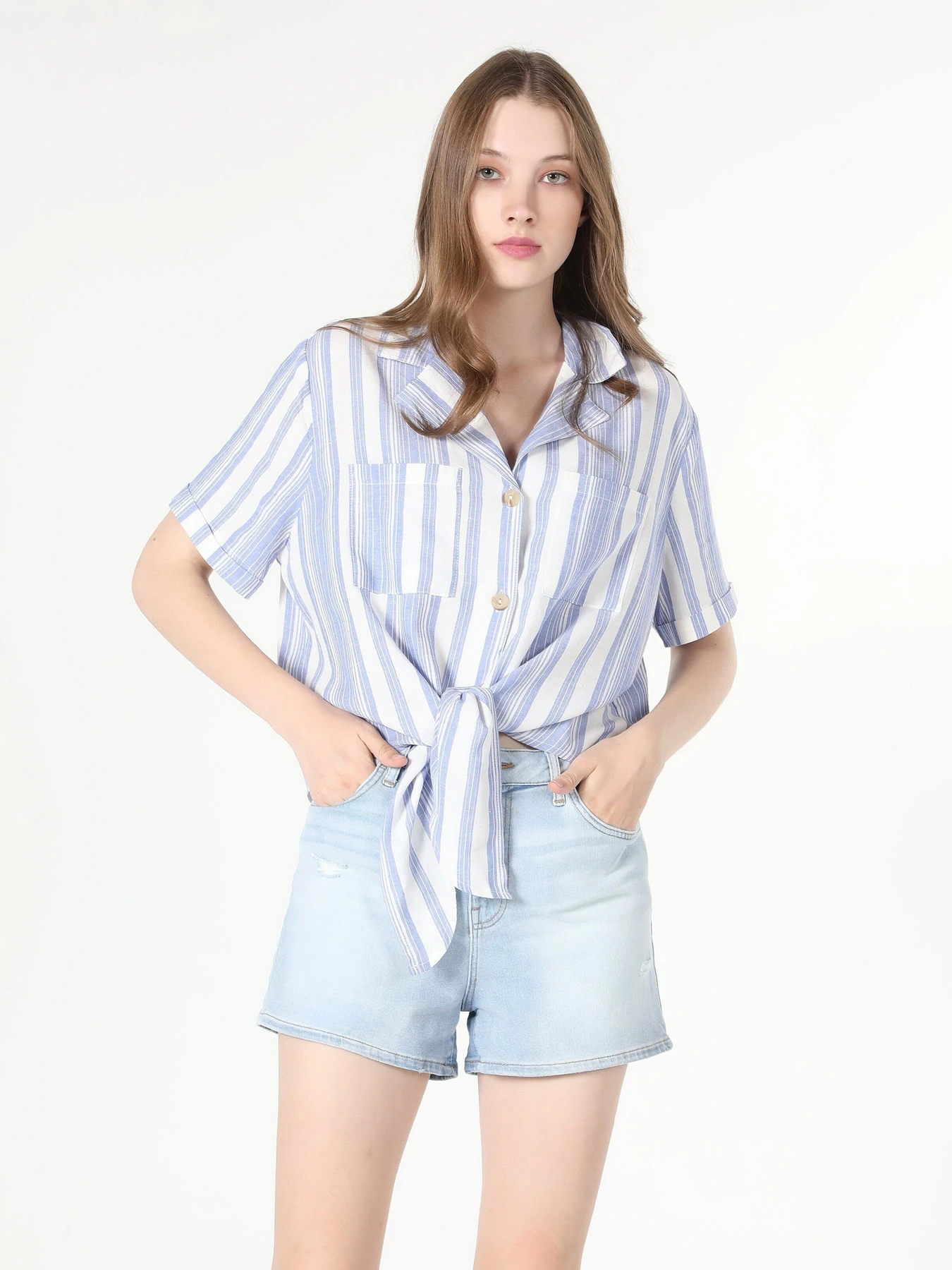 Сорочки Colin’s модель CL1058758BLE Сорочки Colin’s модель CL1058758BLE Фото