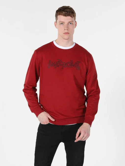 Худи и свитшоты Colin’s модель CL1060123RED Фото