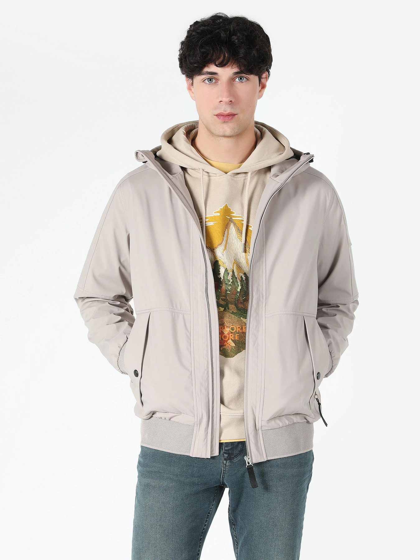 Куртки та дублянки Colin’s модель CL1062533BEI Куртки та дублянки Colin’s модель CL1062533BEI Фото