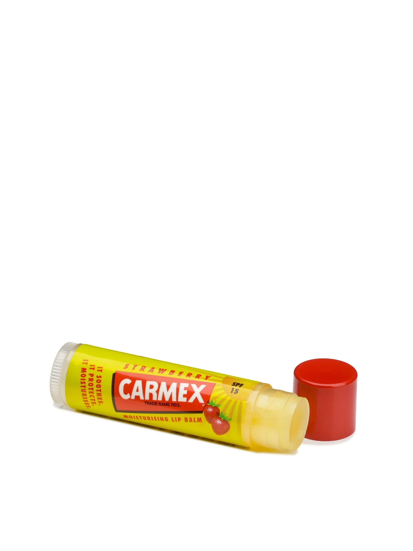 Бальзам для губ SPF15 Strawberry Lip Balm Stick Carmex модель CX185 Бальзам для губ SPF15 Strawberry Lip Balm Stick Carmex модель CX185 Фото