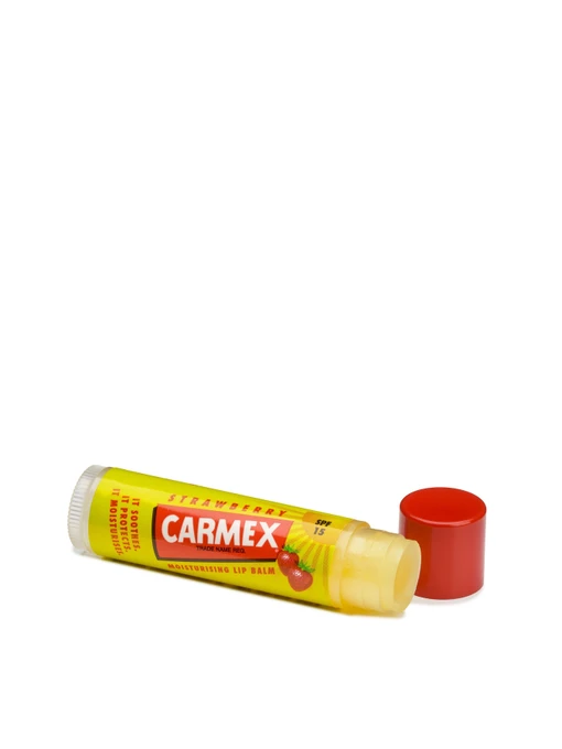 Бальзам для губ SPF15 Strawberry Lip Balm Stick Carmex модель CX185 Фото