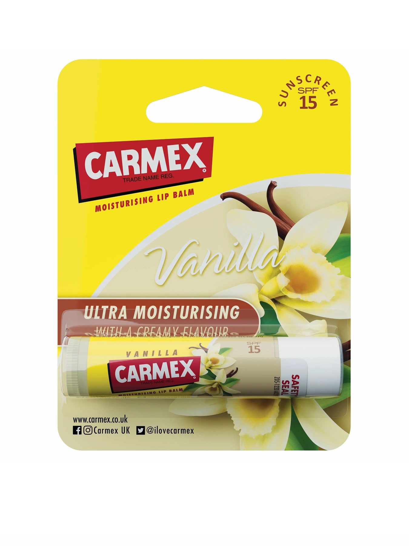 Бальзам для губ SPF15 Vanilla Lip Balm Stick Carmex модель CX160 Бальзам для губ SPF15 Vanilla Lip Balm Stick Carmex модель CX160 Фото