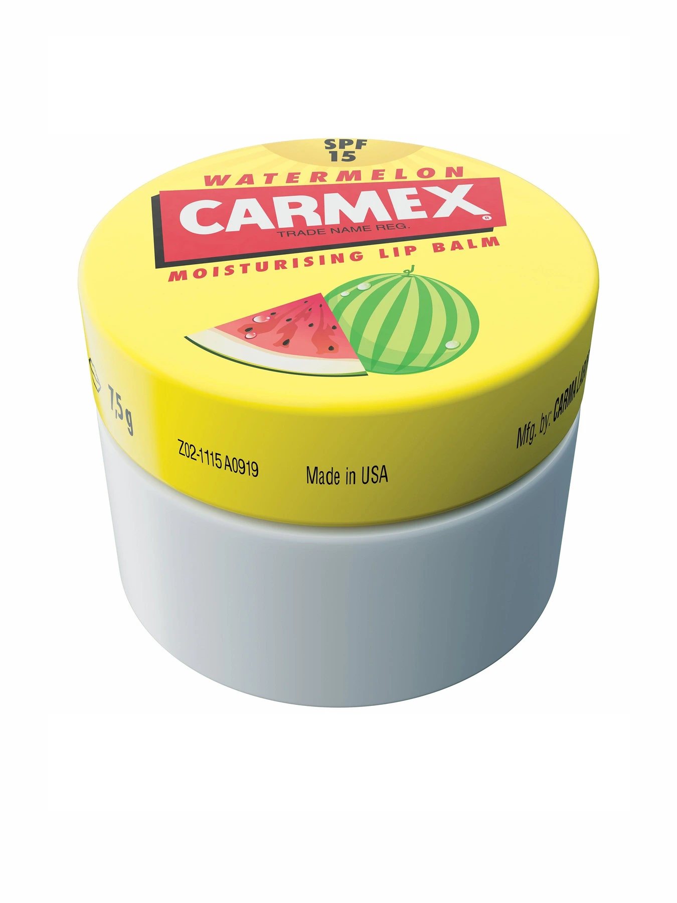Бальзам для губ SPF15 Watermelon Lip Balm Pot Carmex модель CX656 Бальзам для губ SPF15 Watermelon Lip Balm Pot Carmex модель CX656 Фото