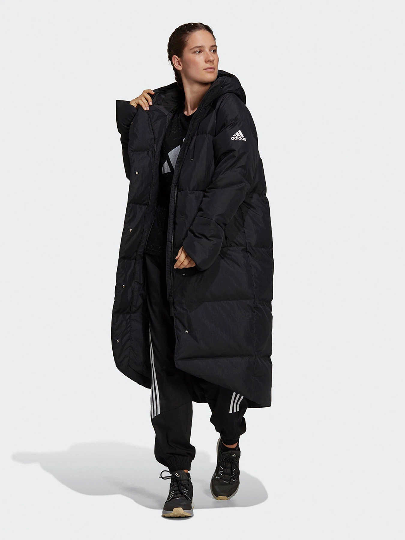 Куртки и дубленки Adidas W BIG BAFFLE C модель GT6539 Фото