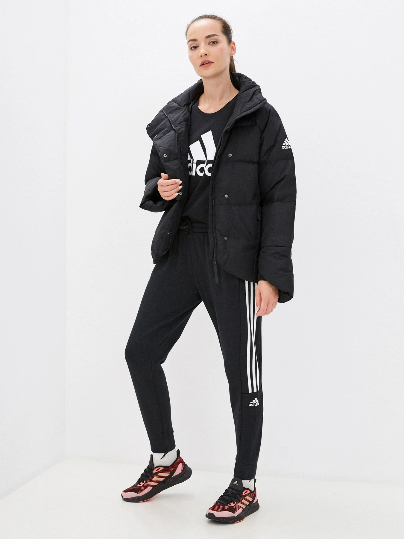 Куртки и дубленки Adidas Big Baffle Down модель GT6541 Фото