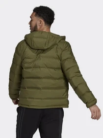 Куртки и дубленки Adidas Helionic Hooded Down модель GU3954 Фото