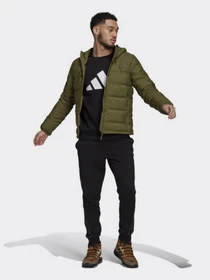 Куртки и дубленки Adidas Helionic Hooded Down модель GU3954 Фото