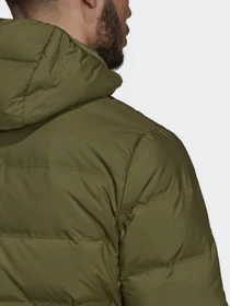 Куртки и дубленки Adidas Helionic Hooded Down модель GU3954 Фото