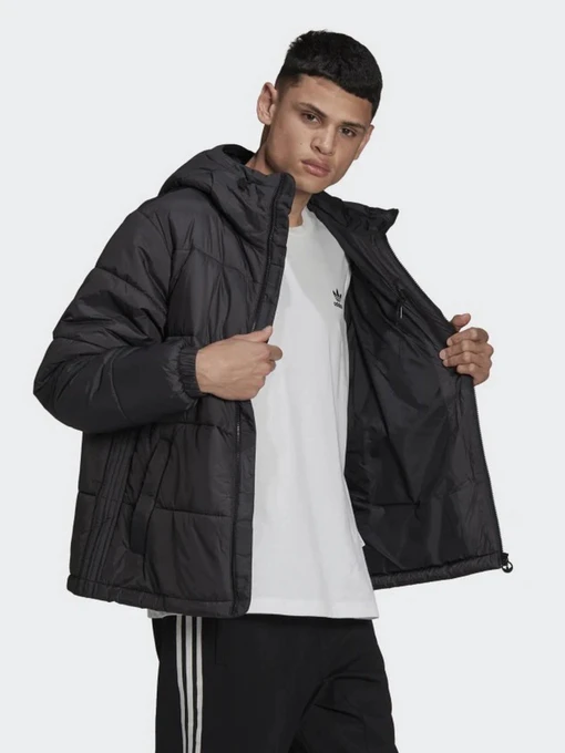 Куртки и дубленки Adidas PAD HOODED PUFF модель H13555 Фото