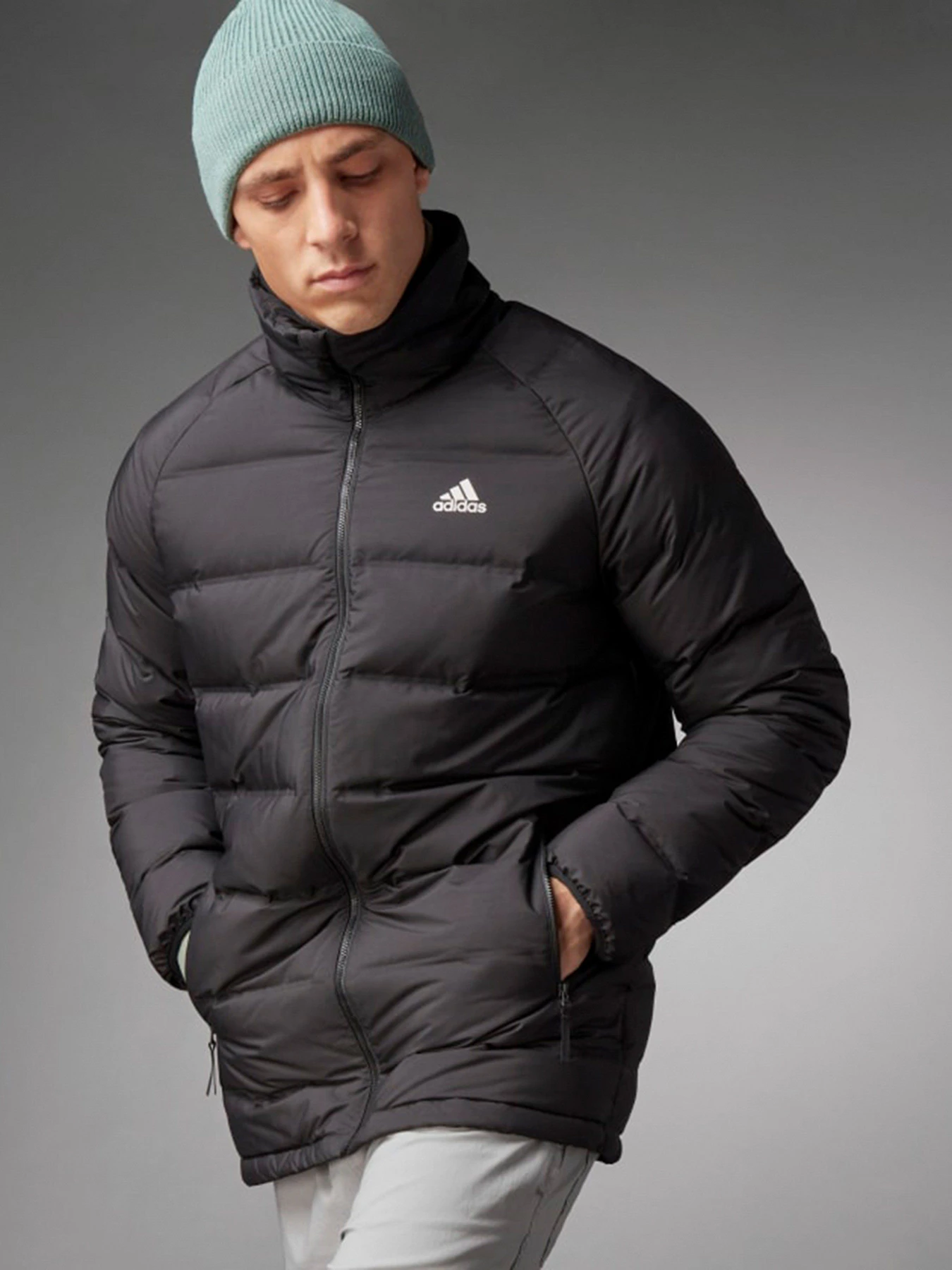 Куртки и дубленки Adidas Helionic Mid Length Down модель FT2528 Куртки и дубленки Adidas Helionic Mid Length Down модель FT2528 Фото