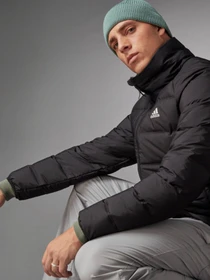 Куртки и дубленки Adidas Helionic Mid Length Down модель FT2528 Фото