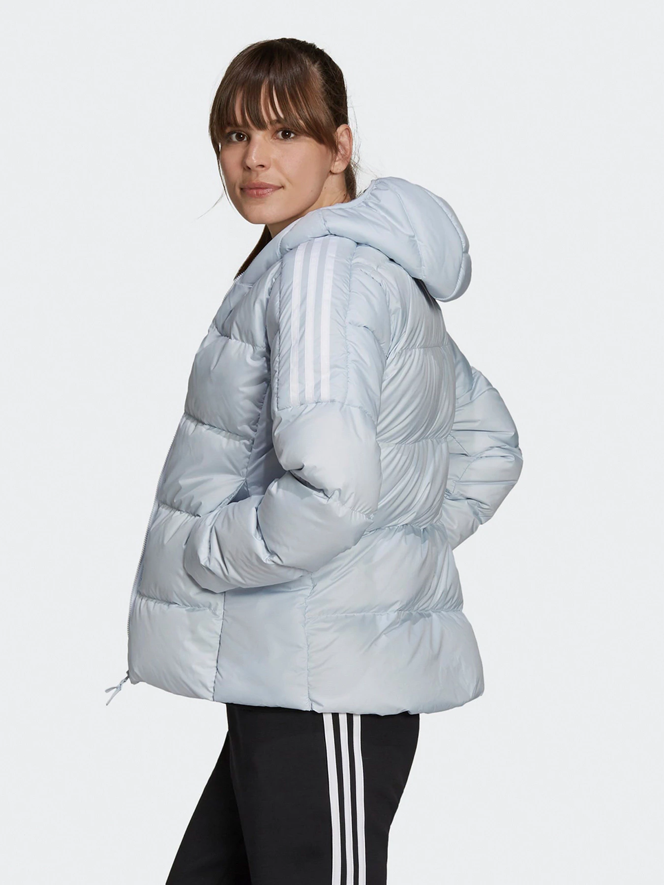 Куртки и дубленки Adidas Essentials Midweight Sportswear модель GT9166 Фото