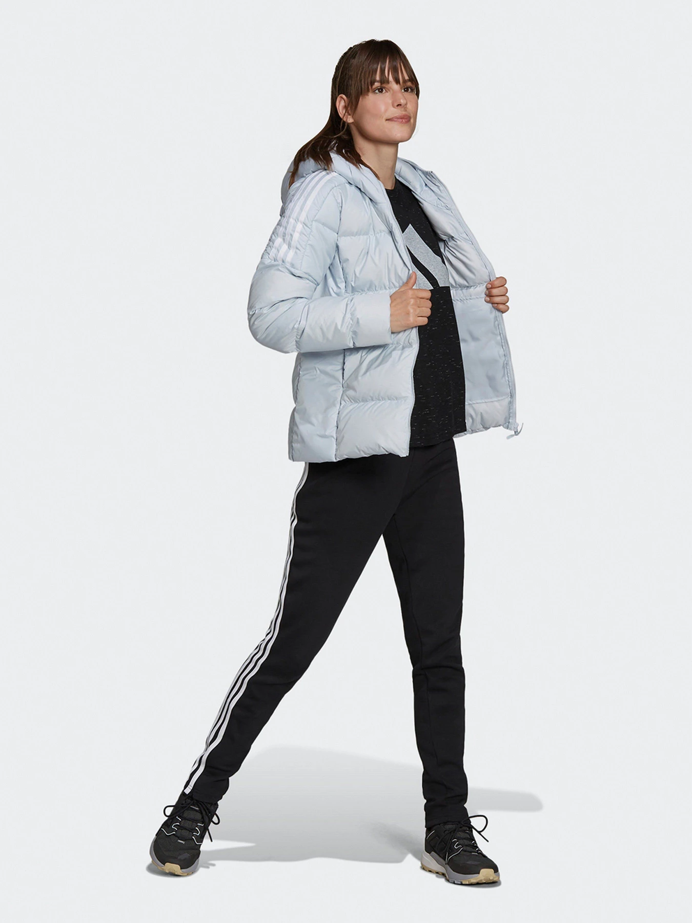 Куртки и дубленки Adidas Essentials Midweight Sportswear модель GT9166 Фото