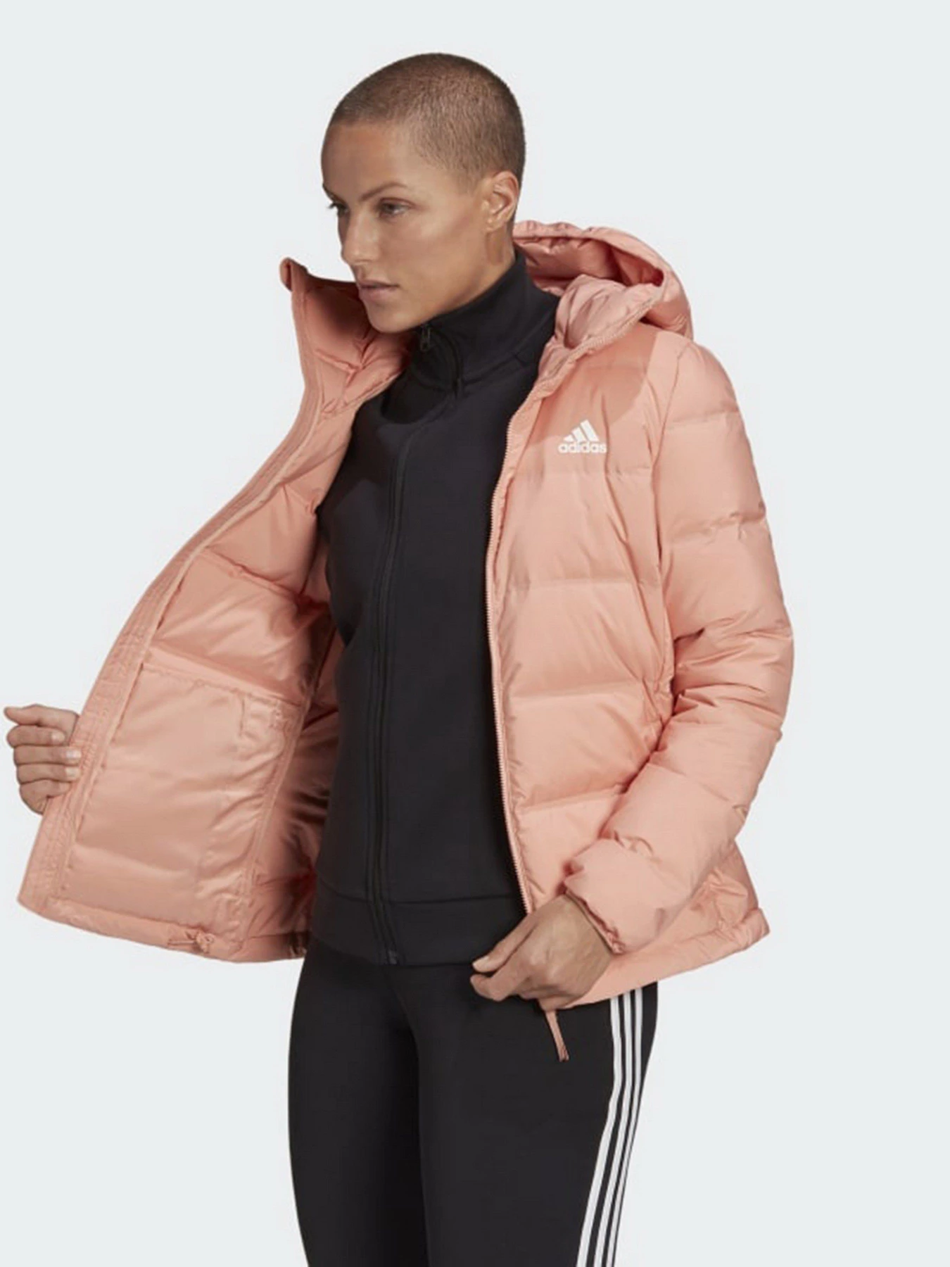 Куртки и дубленки Adidas W HELIONIC HO J модель GT9201 Фото