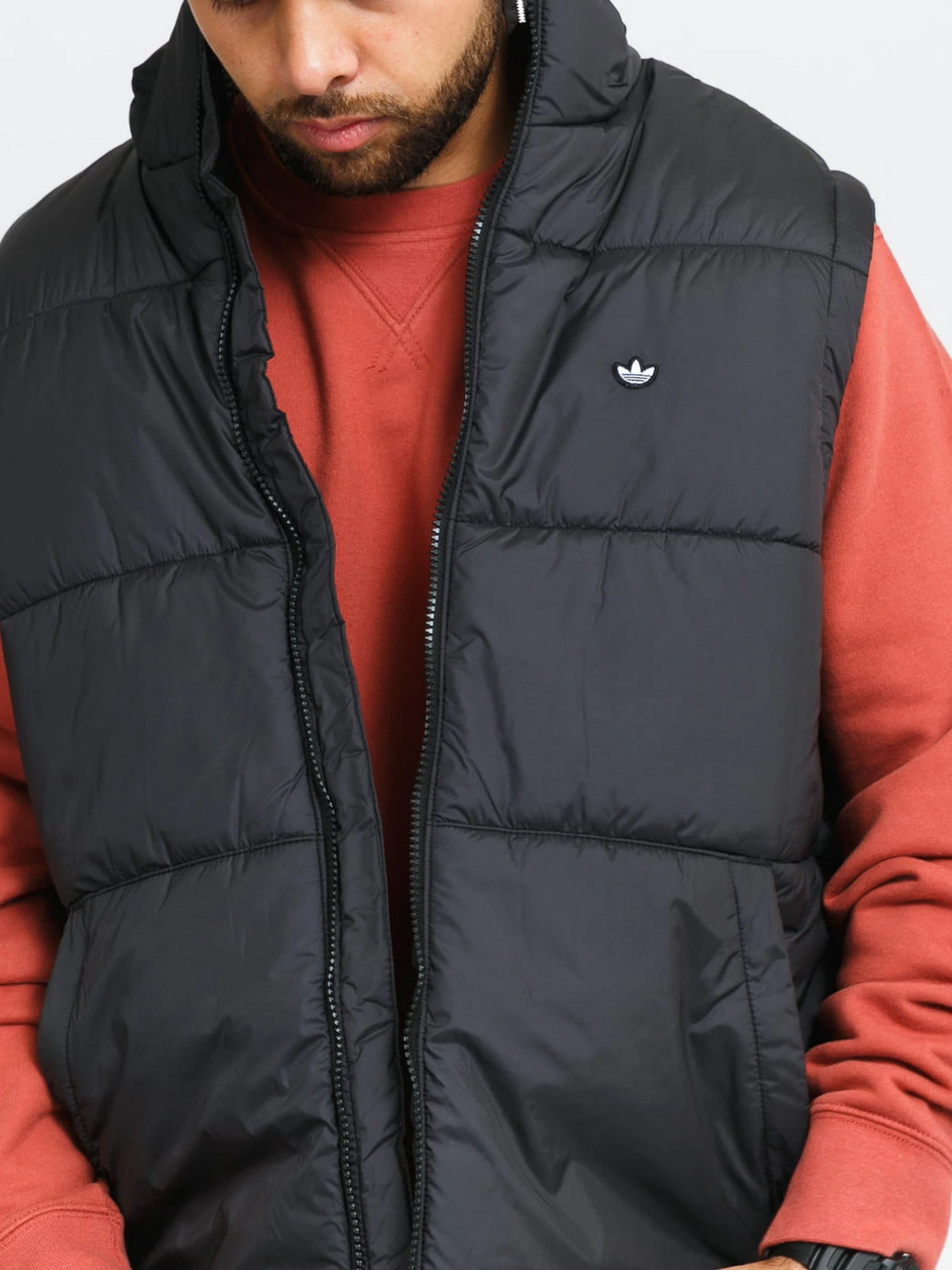 Куртки и дубленки Adidas Padded Stand-Up Collar Originals модель H13558 Куртки и дубленки Adidas Padded Stand-Up Collar Originals модель H13558 Фото