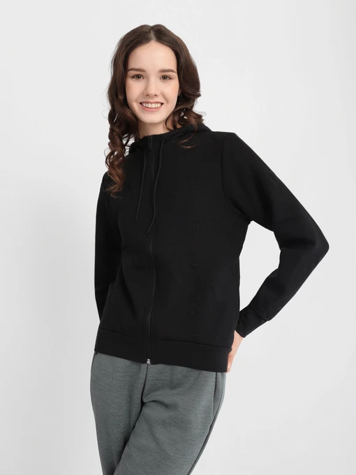Худі та світшоти Adidas AEROREADY Jacquard Full-Zip Logo модель GC7039 Фото