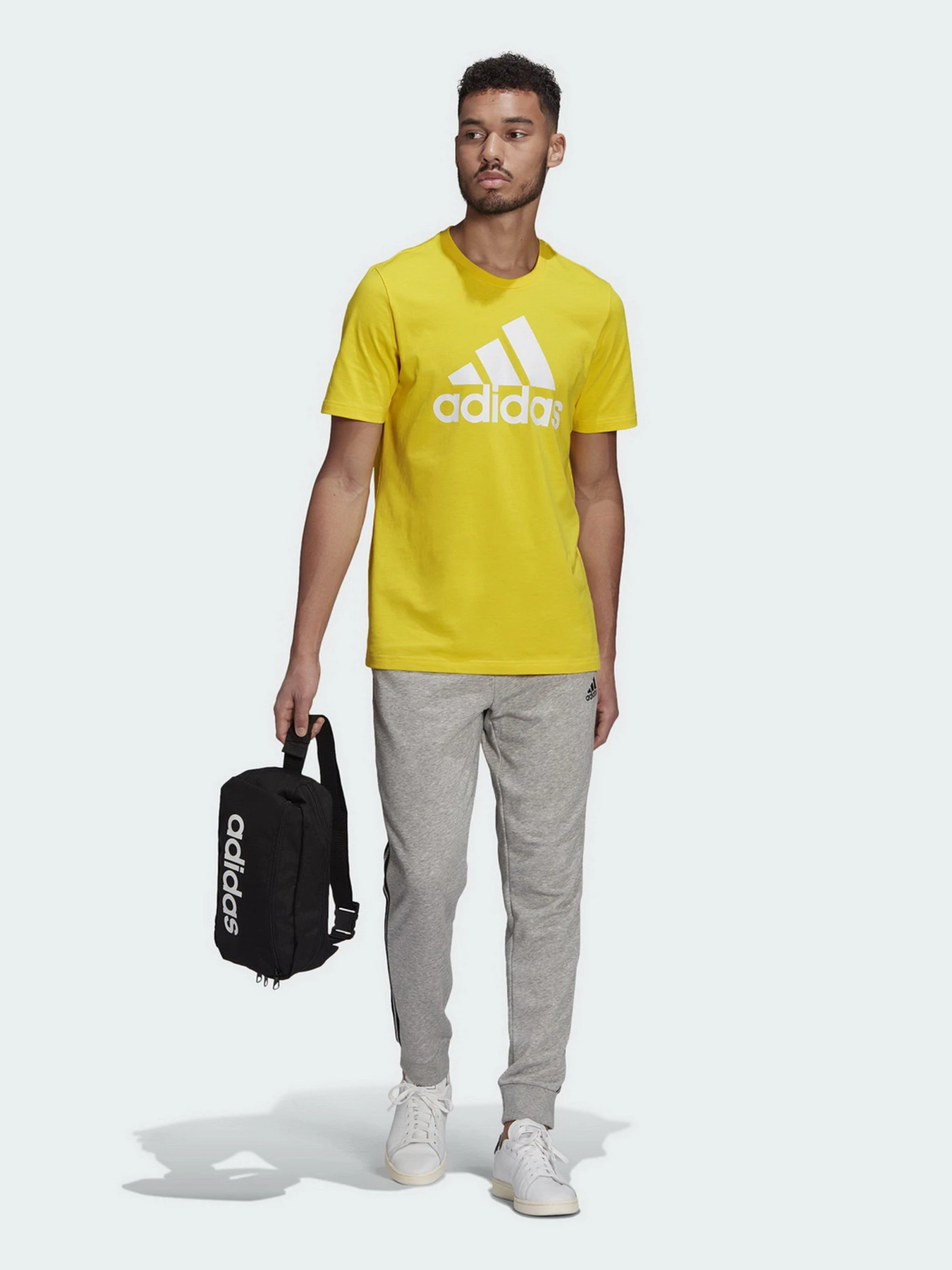 Брюки Adidas Essentials Cuff 3-Stripes модель GK8889 Фото