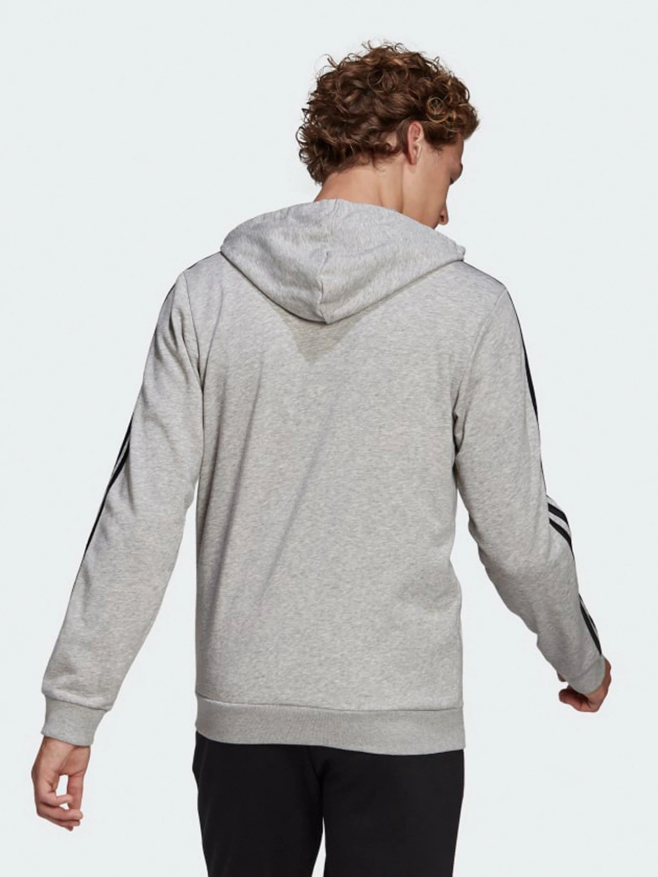 Худи и свитшоты Adidas Essentials French Terry 3-Stripes Full-Zip модель GK9034 Худи и свитшоты Adidas Essentials French Terry 3-Stripes Full-Zip модель GK9034 Фото