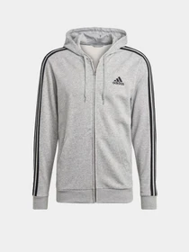 Худи и свитшоты Adidas Essentials French Terry 3-Stripes Full-Zip модель GK9034 Фото