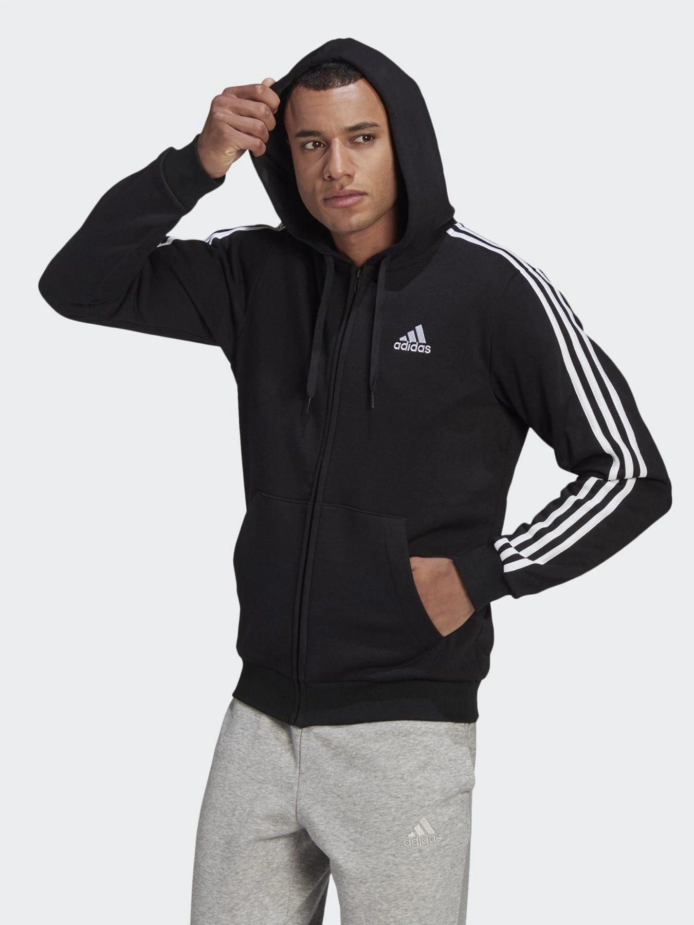 Худи и свитшоты Adidas Essentials 3-Stripes модель GK9051 Худи и свитшоты Adidas Essentials 3-Stripes модель GK9051 Фото