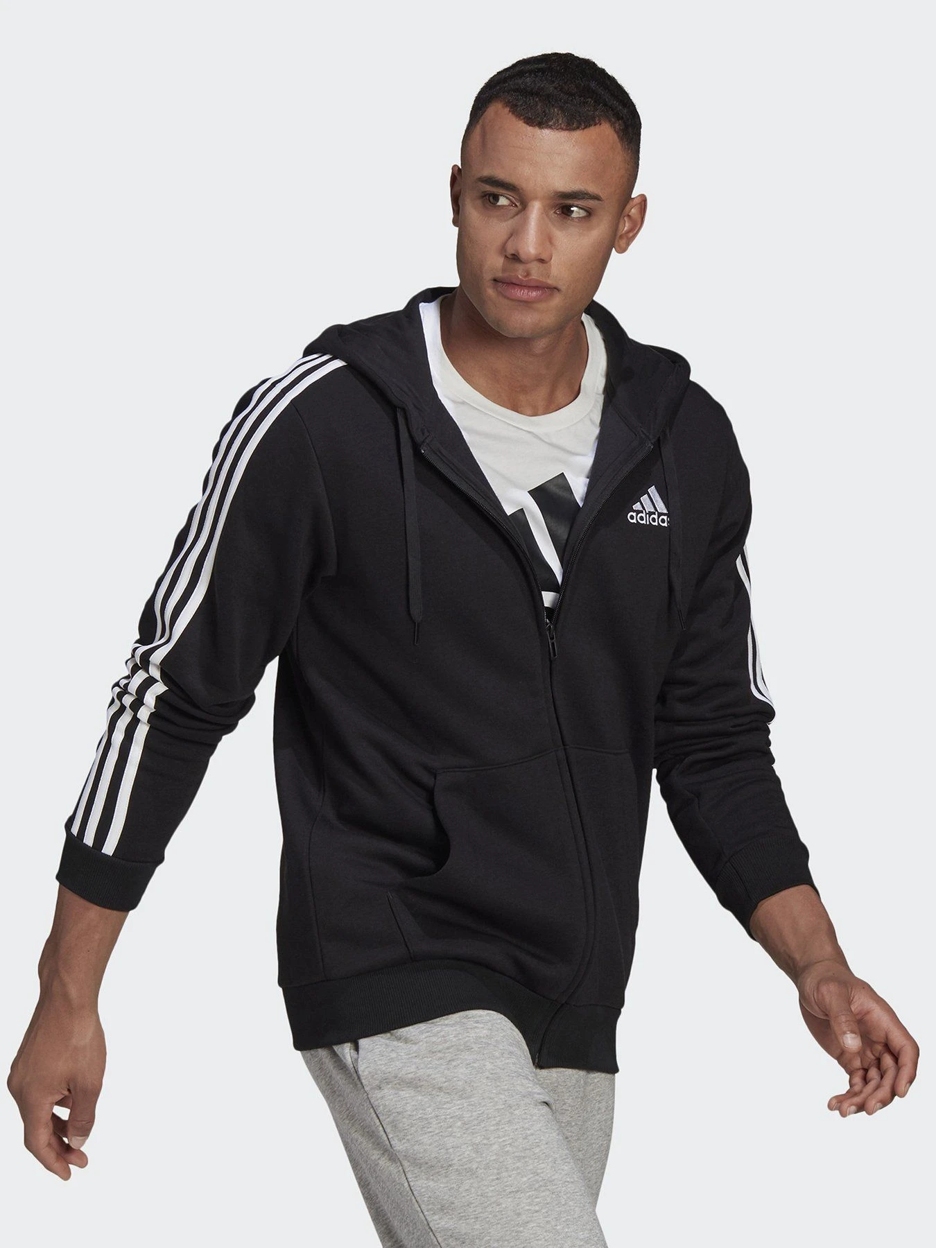 Худи и свитшоты Adidas Essentials 3-Stripes модель GK9051 Худи и свитшоты Adidas Essentials 3-Stripes модель GK9051 Фото