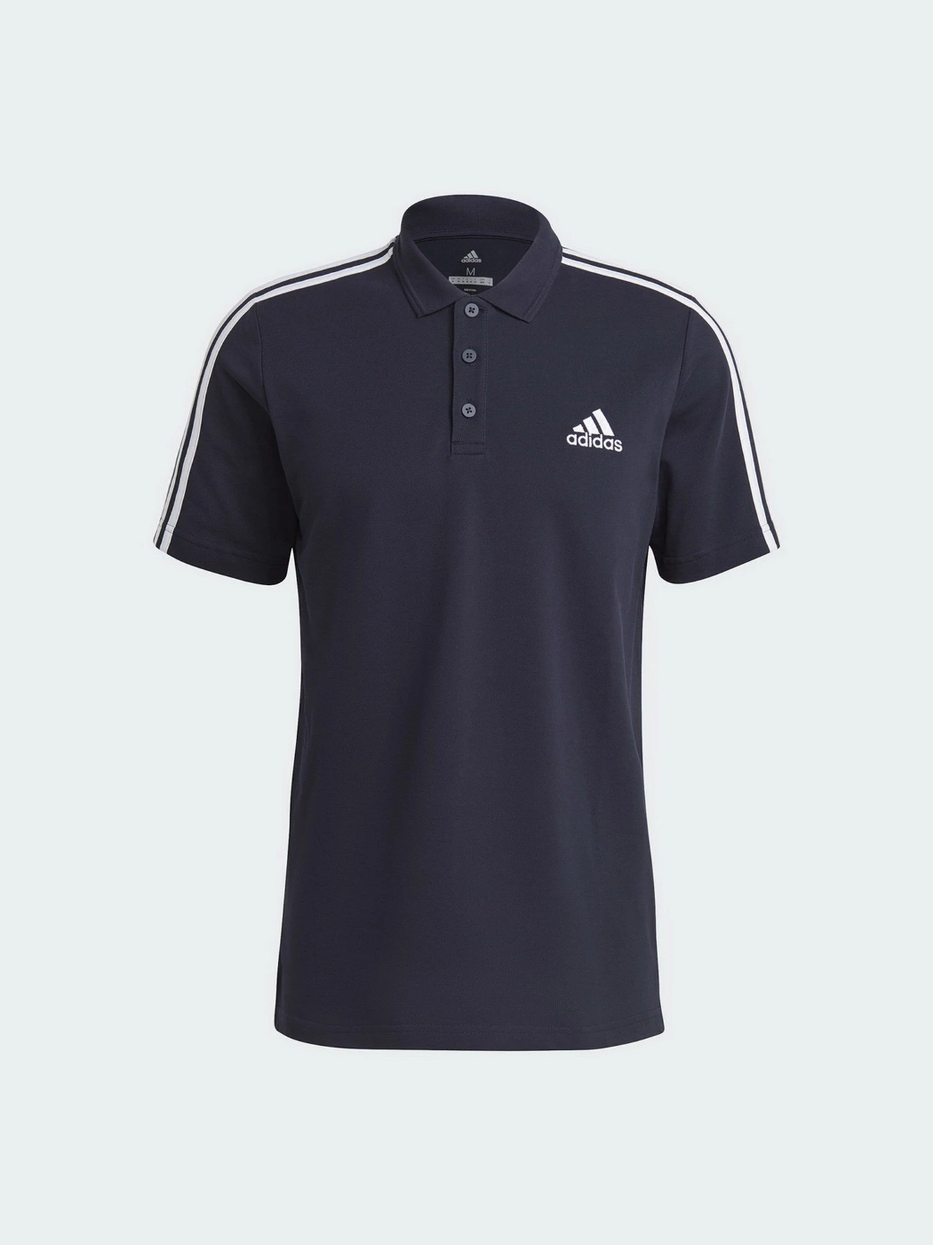 Футболки и поло Adidas AEROREADY Essentials Piqué Embroidered Small Logo 3-Stripes модель GK9100 Фото