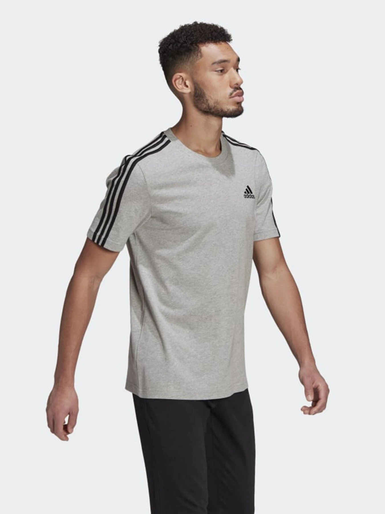 Футболки и поло Adidas Essentials 3-Stripes модель GL3735 Футболки и поло Adidas Essentials 3-Stripes модель GL3735 Фото