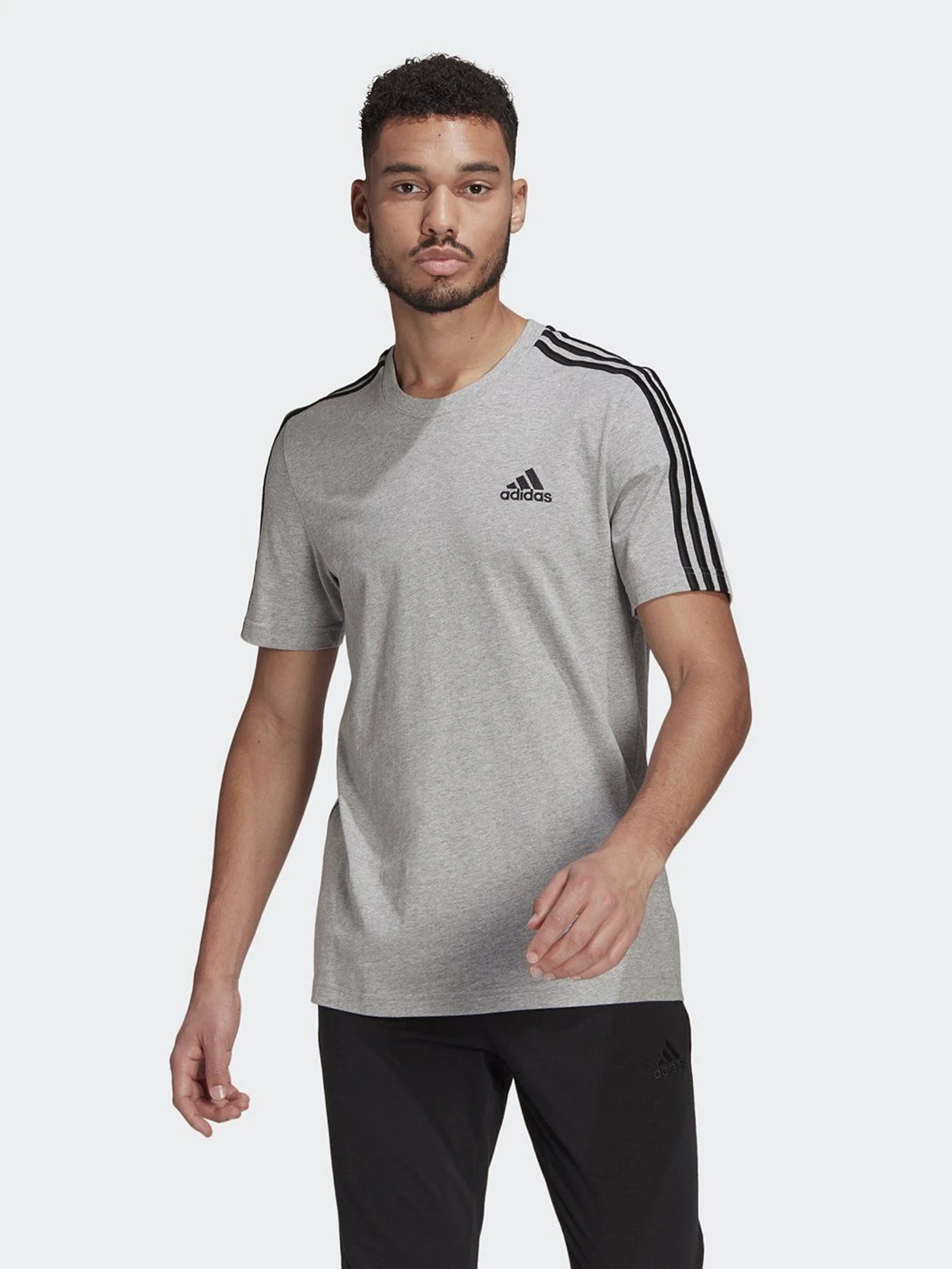 Футболки и поло Adidas Essentials 3-Stripes модель GL3735 Футболки и поло Adidas Essentials 3-Stripes модель GL3735 Фото