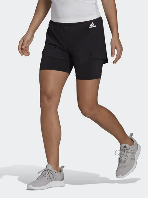 Шорты Adidas Primeblue Designed To Move 2-In-1 модель GL4033 Фото
