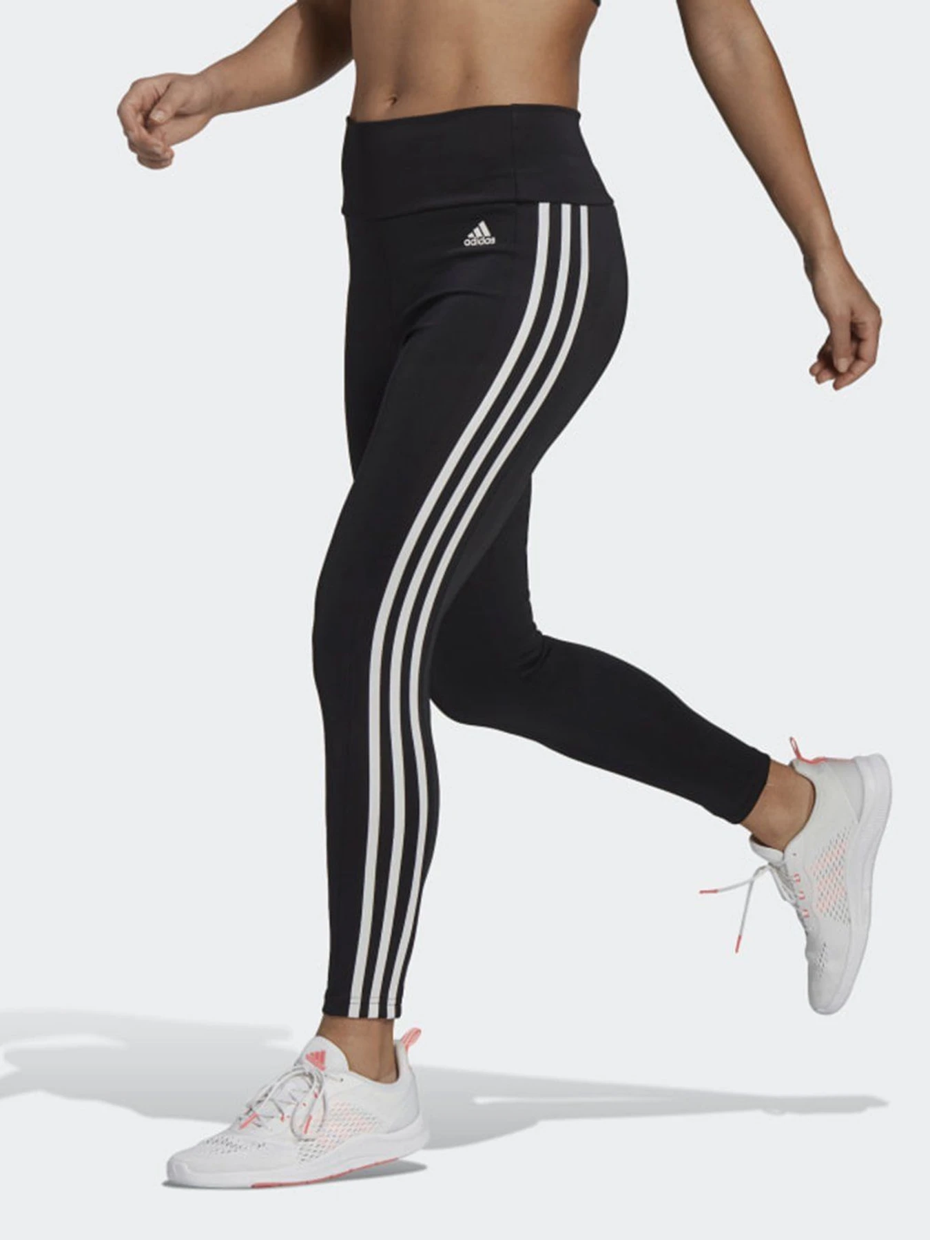 Брюки Adidas Designed to Move High-Rise 3-Stripes 7/8 Sport модель GL4040 Брюки Adidas Designed to Move High-Rise 3-Stripes 7/8 Sport модель GL4040 Фото