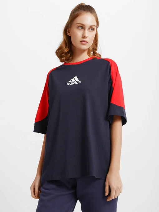Футболки и поло Adidas Essentials Colorblock Boyfriend модель HA6620 Фото