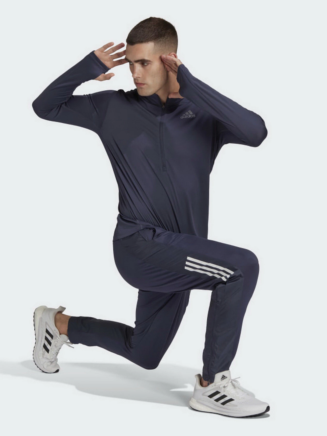 Худи и свитшоты Adidas Own The Run 1/2 Zip модель HB7431 Худи и свитшоты Adidas Own The Run 1/2 Zip модель HB7431 Фото