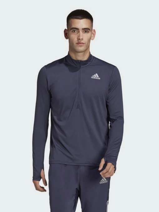 Худи и свитшоты Adidas Own The Run 1/2 Zip модель HB7431 Фото