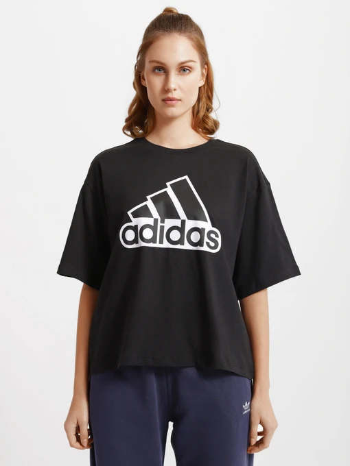 Футболки и поло Adidas Essentials Logo Boxy модель HC9189 Фото
