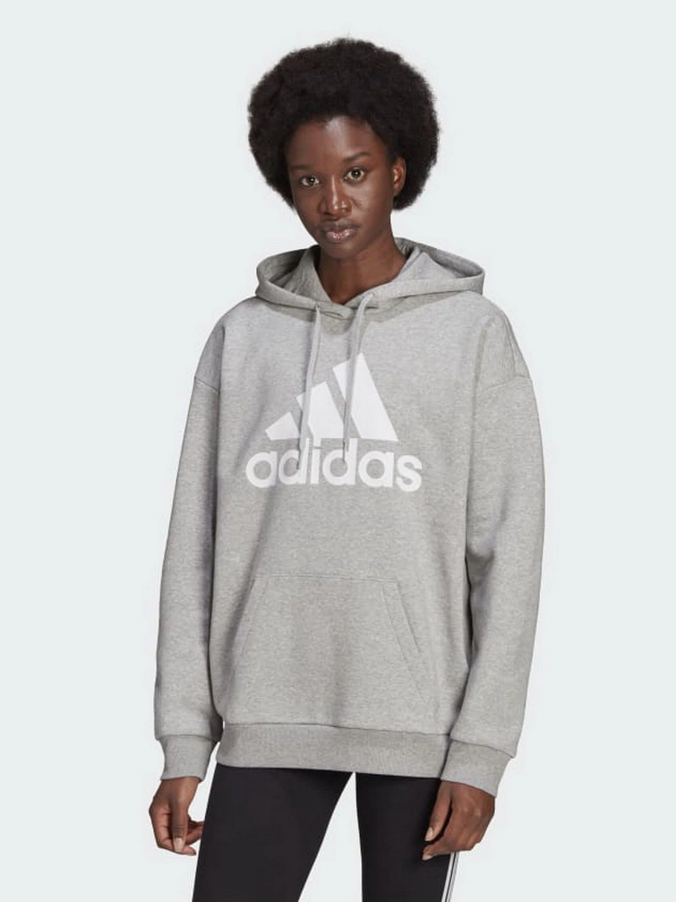 Худі та світшоти Adidas Essentials Logo Boyfriend Fleece модель HD1748 Фото
