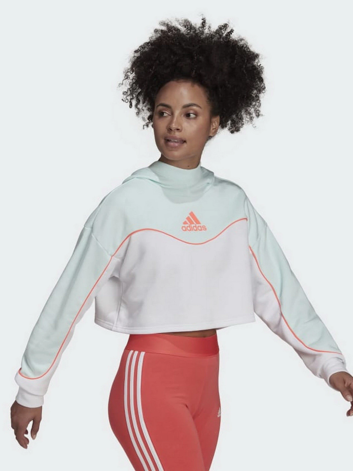 Худі та світшоти Adidas Essentials Colorblock 3-Stripes модель HD6774 Худі та світшоти Adidas Essentials Colorblock 3-Stripes модель HD6774 Фото