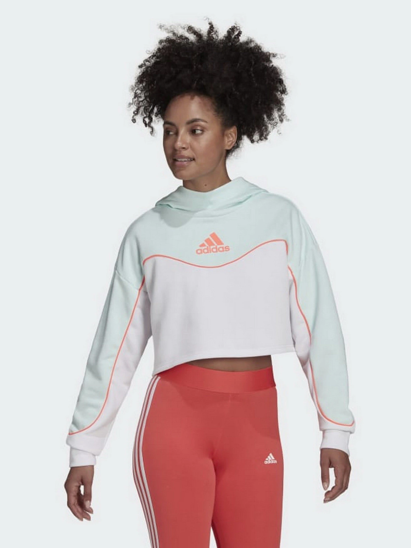 Худі та світшоти Adidas Essentials Colorblock 3-Stripes модель HD6774 Худі та світшоти Adidas Essentials Colorblock 3-Stripes модель HD6774 Фото