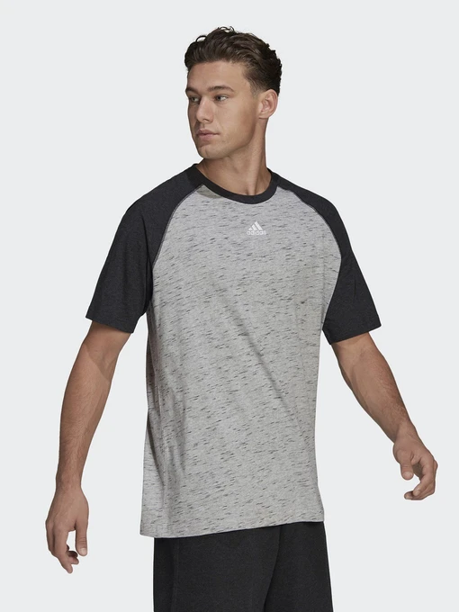 Футболки и поло Adidas Essentials Mélange Raglan модель HE1796 Фото